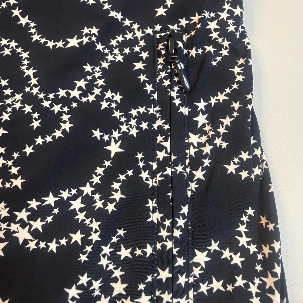 G/FORE Golf‎ Skort Womens Small Navy White Star Print Performance Skirt Active